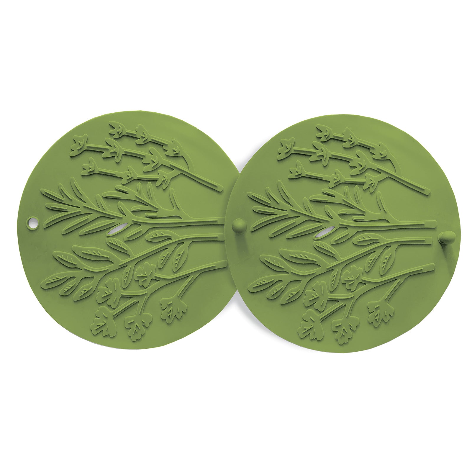Talisman Designs Silicone Steamer & Roasting Shields, Set of 2, Green Discount