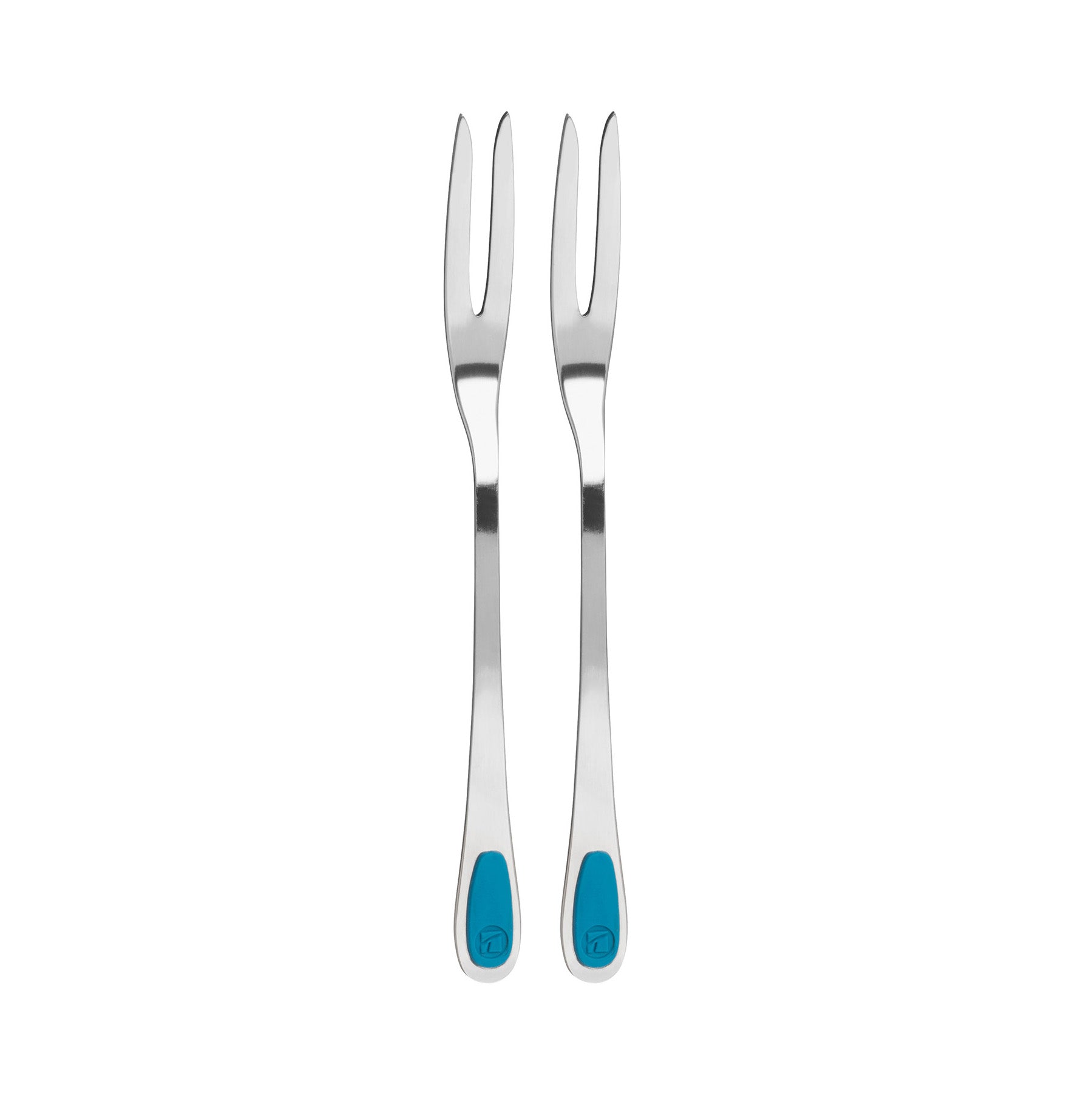 Trudeau Seafood Forks, Set of 2, Tropical Blue Sale