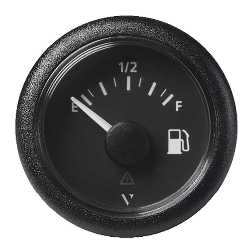 Veratron 52MM (2-1/16″) ViewLine Fuel Level Gauge Empty/Full – 240-33.5 OHM – Black Dial  Round Bezel [A2C59514094] Supply