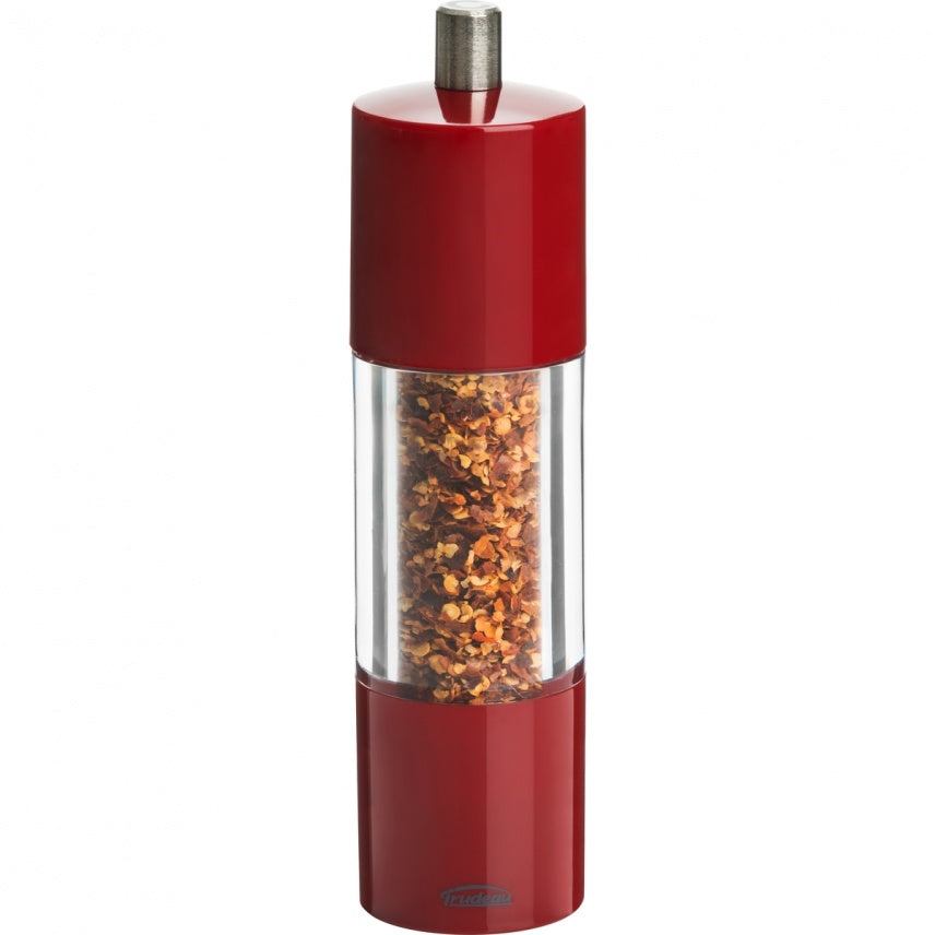 Trudeau Adagio 7.5-Inch Red Pepper Chili Flake Mill, Red Online Sale