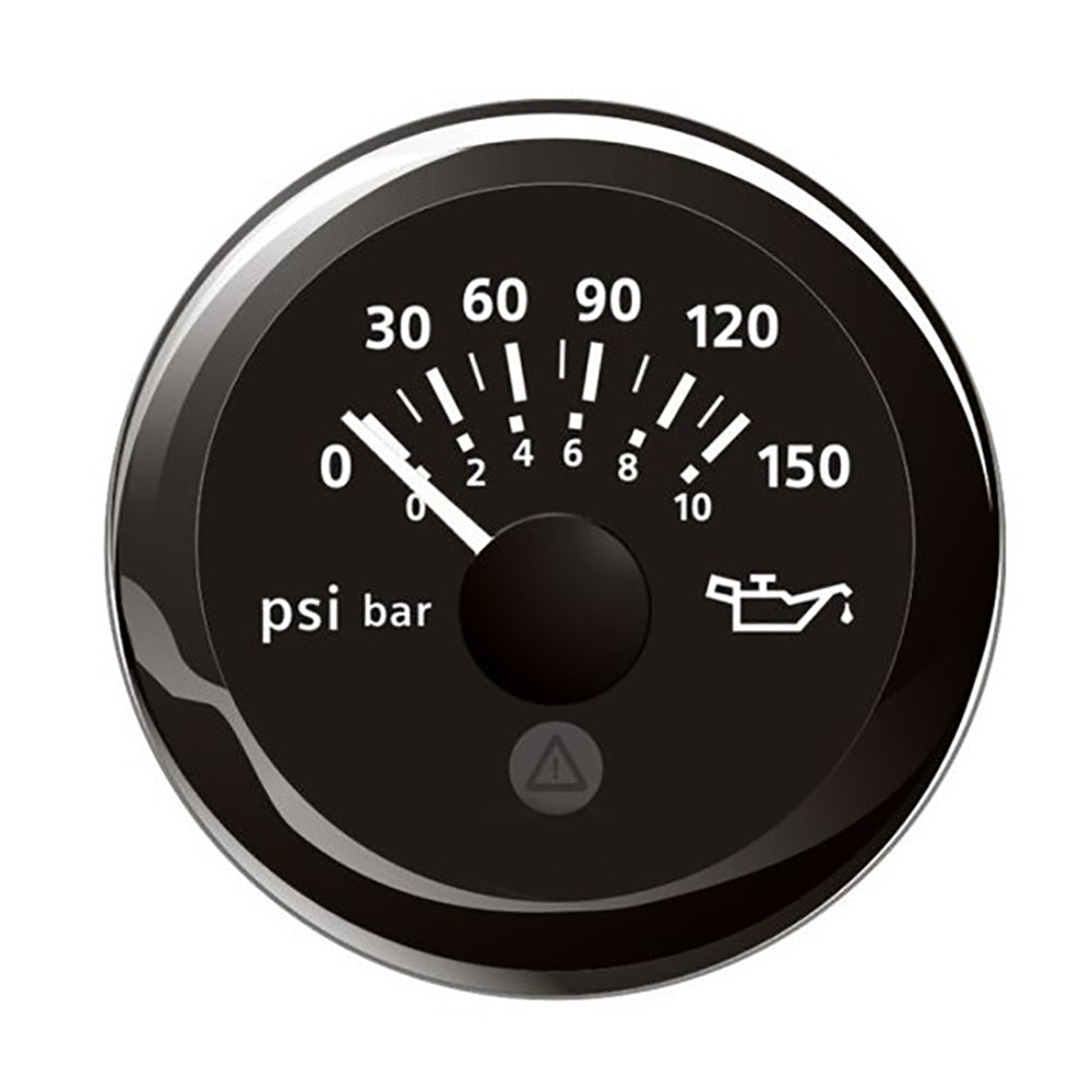 Veratron 52MM (2-1/16″) ViewLine Oil Pressure Indicator 0 to 150 PSI – Black Dial  Round Bezel [A2C59514118] Online Sale