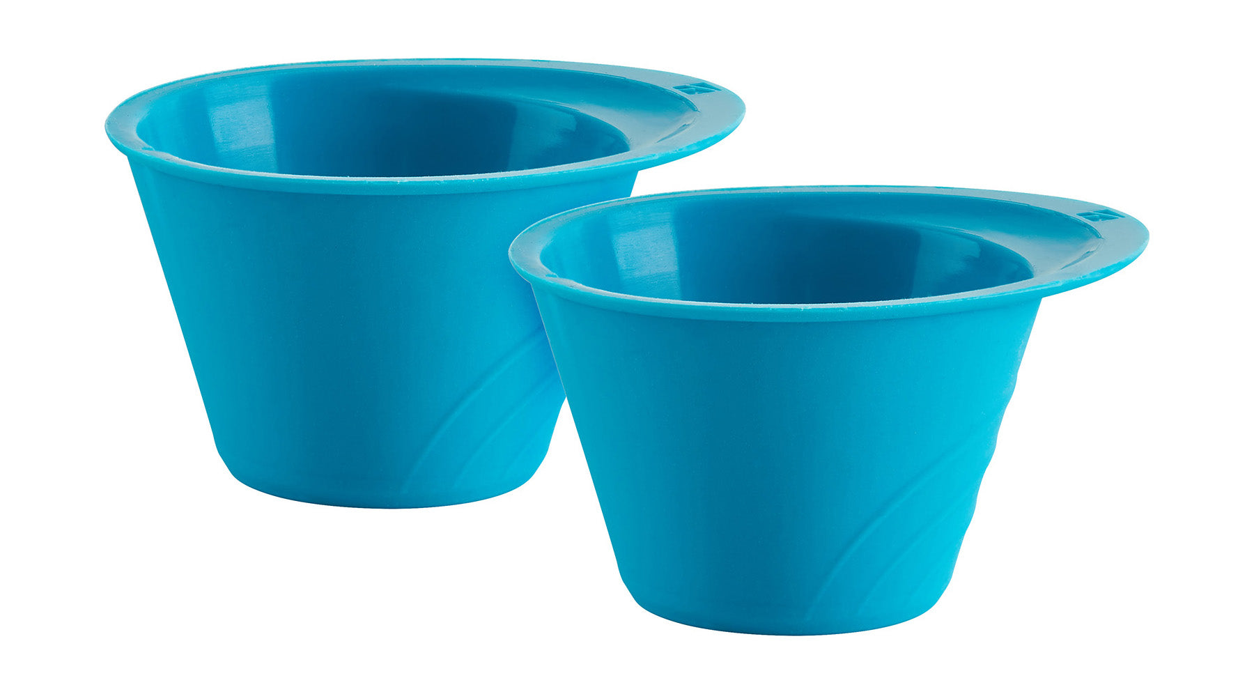 Trudeau Blue Silicone Butter Cup, Set of 2 on Sale