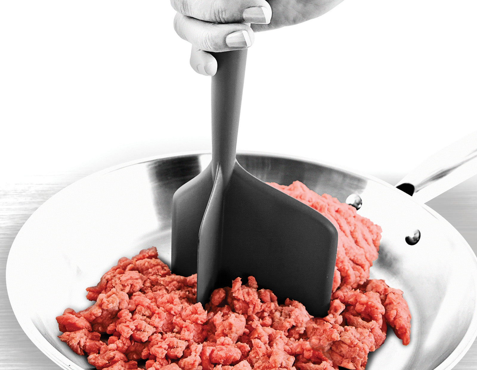 Talisman Designs Meat Chopper & Turner, Gray Fashion