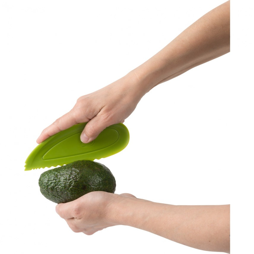 Trudeau Avocado Slicer for Cutting, Pitting, Slicing Avocados, Green Online now
