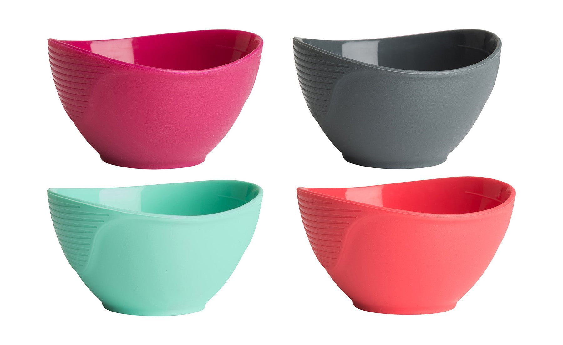Trudeau Silicone Pinch Bowls, 1/2 Cup, Set of 4, Assorted Colors Online