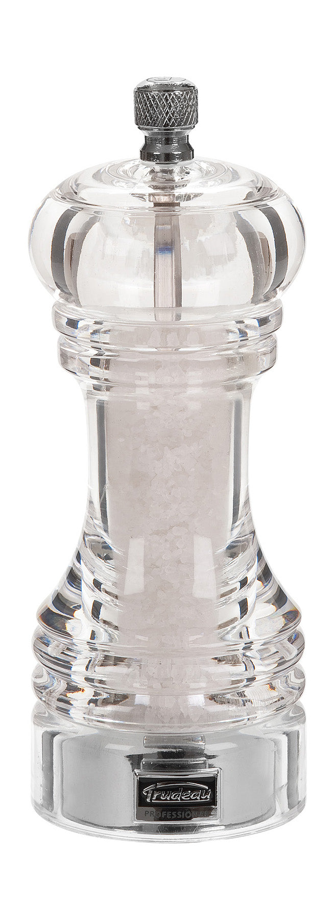 Trudeau 6-Inch Professional Salt Mill, Acrylic Online now