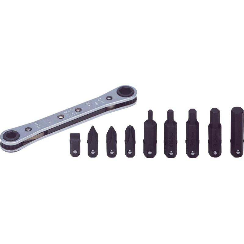 Ko-Ken R810B Bit Ratchet Set 10 Pieces Fashion