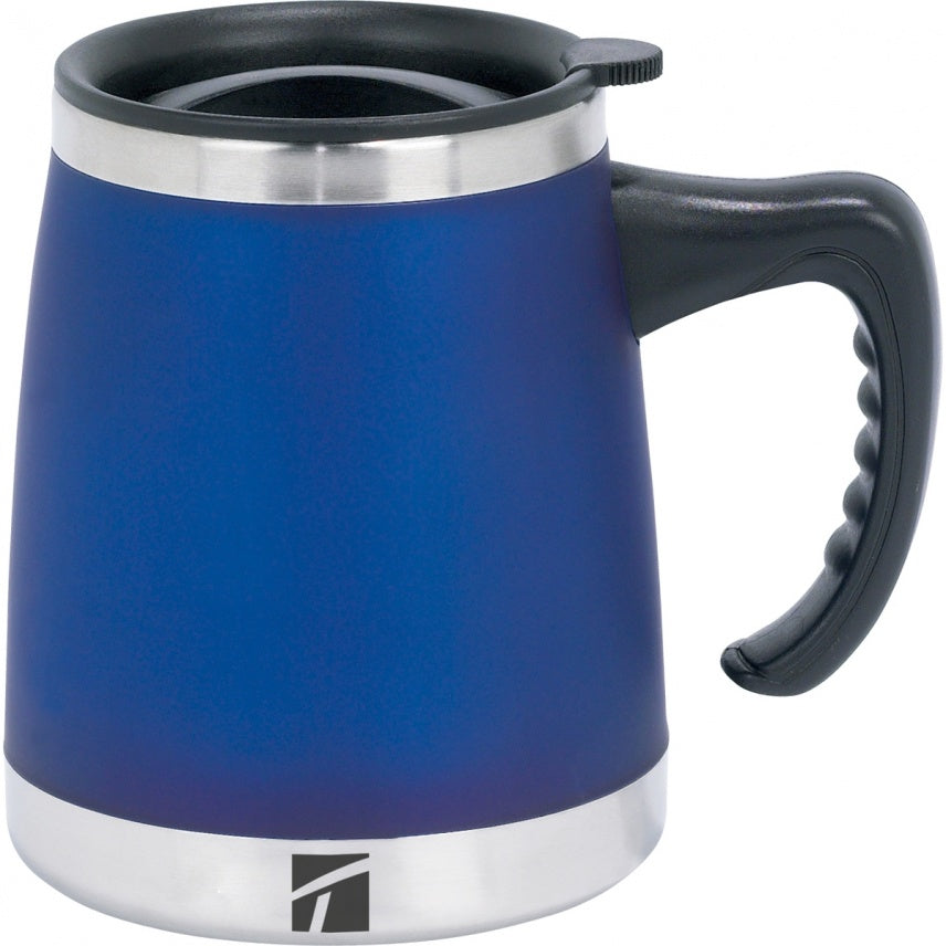 Trudeau Maison Umbria 15 ounce Desk Mug, Blue Supply