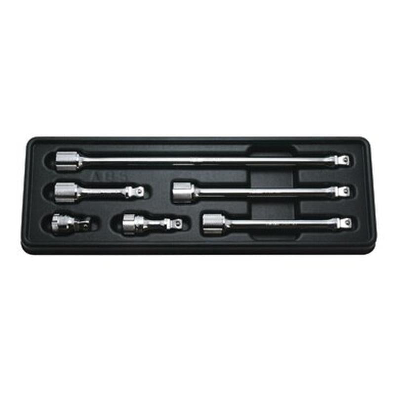 Ko-Ken PK3763/6 3/8 Sq. Dr. Wobble-Fix Extension Bar set 32-250mm ABS Tray 6 pieces Online Sale