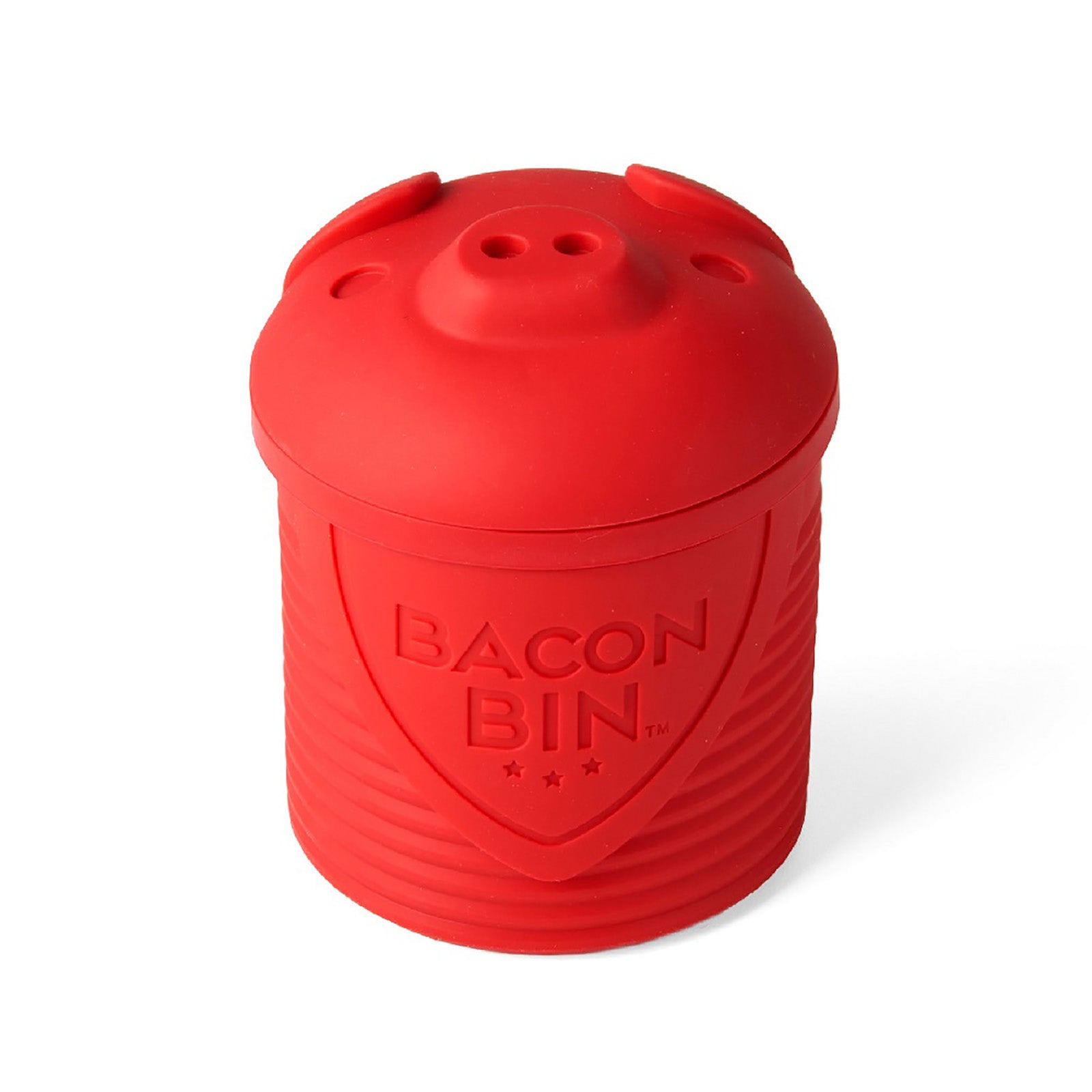Talisman Designs Silicone Bacon Bin XL Grease Container, 2 cup, Set of 1, Red on Sale