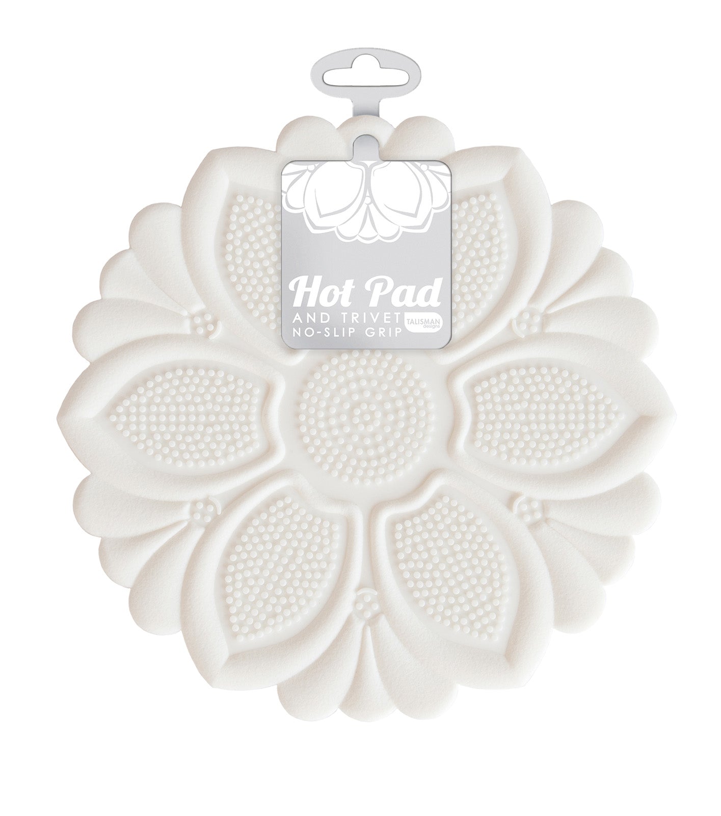Talisman Designs Silicone Nonslip Grip Silicone Hot Pad & Trivet, Set of 1 Hot on Sale