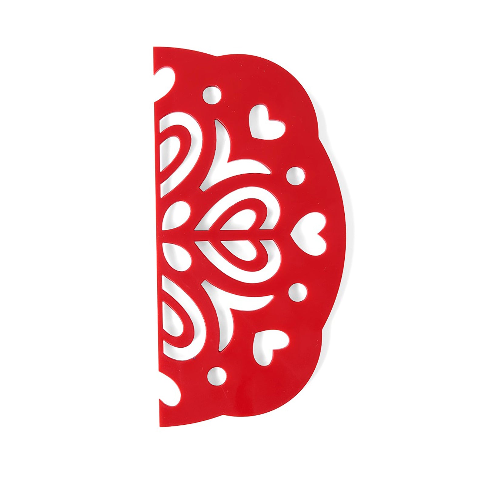 Talisman Designs Pie Top Cutter for 10 inch Pies, Hearts, Red Online