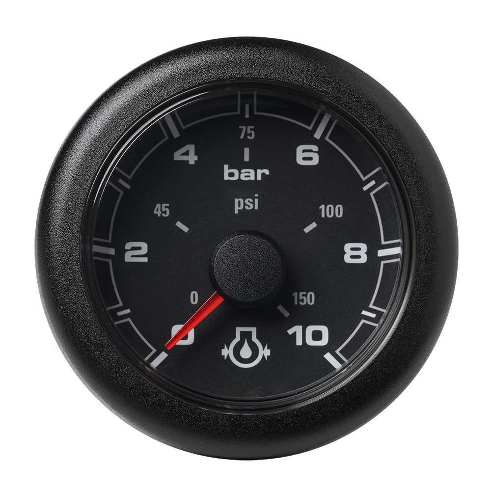 Veratron 52MM (2-1/16″) OceanLink Engine Oil Pressure Gauge -10 Bar/150 PSI – Black Dial  Bezel [A2C1066000001] Hot on Sale