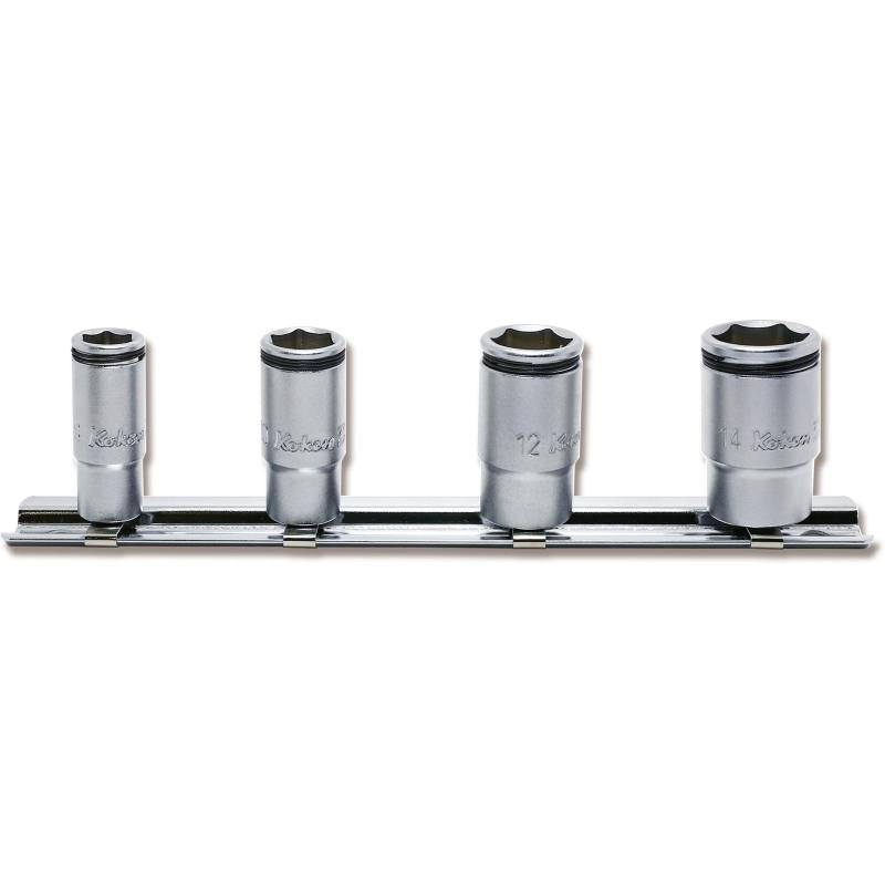 Ko-Ken RS2350X/4 1/4 Inch Sq. Dr. Socket set 8-14 mm Nut Grip 4 Pieces Sale