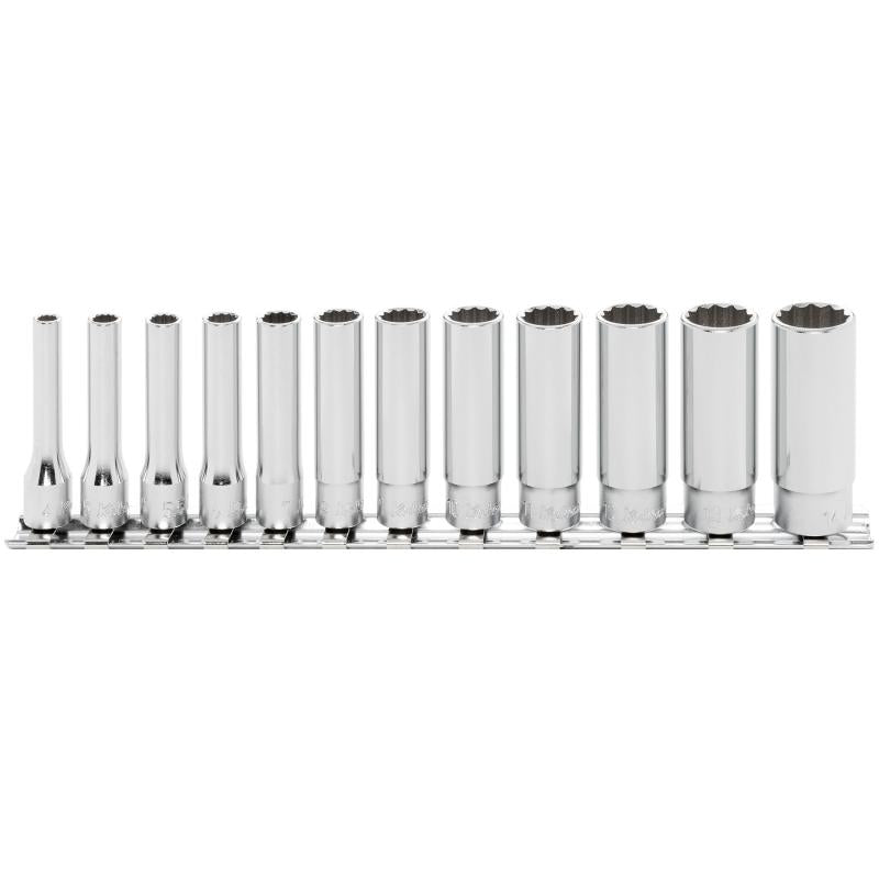 Ko-ken RS2305M/12 Hex 1/4″Sq. Dr. 12 Point Socket Set 4-14 mm 12 Pcs Online now