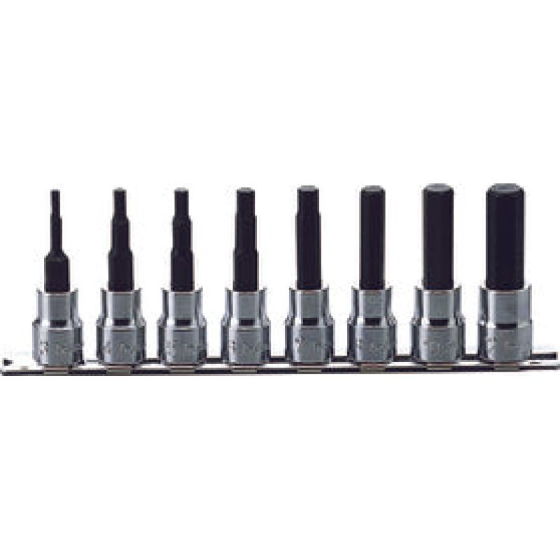 Ko-Ken RS3010M/8-L100 3/8 Sq. Dr. Bit Socket set 3mm-12mm Hex Length 100mm 8 pieces Online