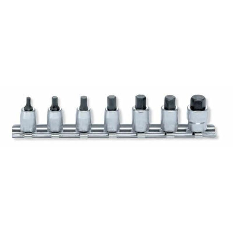 Ko-Ken RS2010A/8-L25 1/4 Sq. Dr. Socket set 1/8-3/8 Hex Length 25mm 8 pieces Online