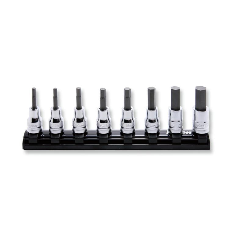 Ko-Ken RS3010MZ/8-L50 3/8 Sq. Dr. Bit Socket set 3-12mm Hex Length 50mm Z-series 8 pieces Online Sale