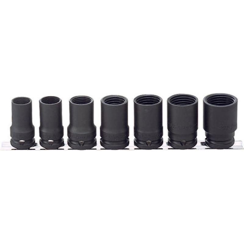 Ko-Ken RS14124/7 1/2 Sq. Dr. Lock Nut Buster Set 17-27.5mm For Lock Nut 7 pieces Fashion