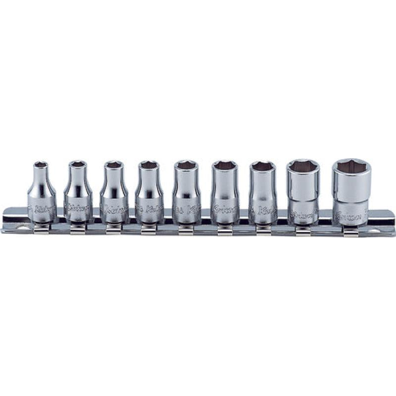 Ko-Ken RS2405A/9 1/4 Sq. Dr. Socket set 3/16-1/2 12 point 9 pieces Discount