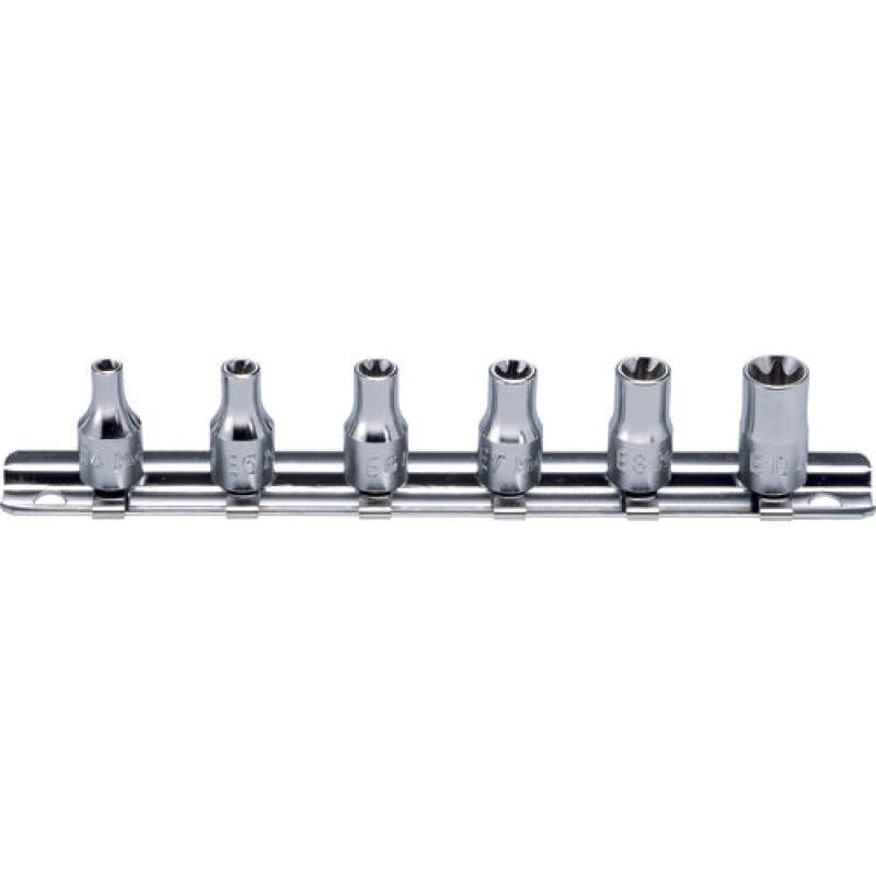 Ko-Ken RS2425/6 1/4 Sq. Dr. Socket set TORX® E4-E10 6 pieces Online Hot Sale