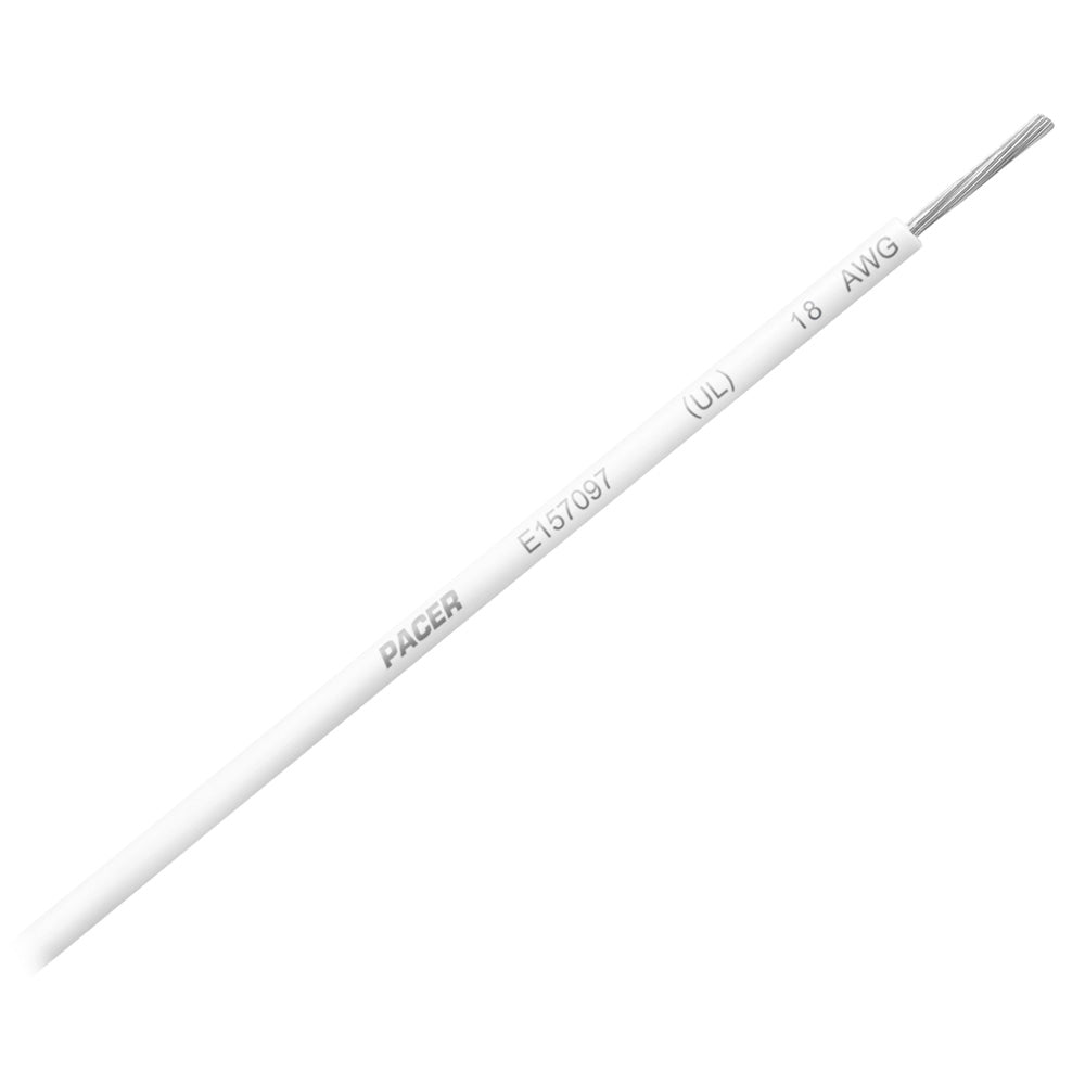 Pacer White 18 AWG UL Marine Wire – 35′ [WUL18WH-35] on Sale