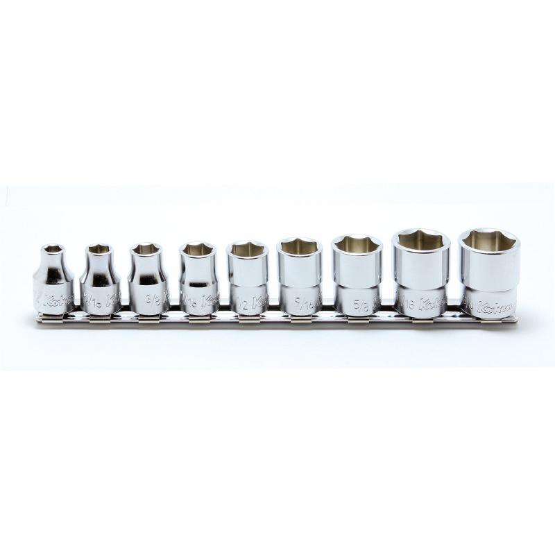 Ko-Ken RS3405A/9 3/8 Sq. Dr. Socket set 1/4-3/4 12 point 9 pieces Discount