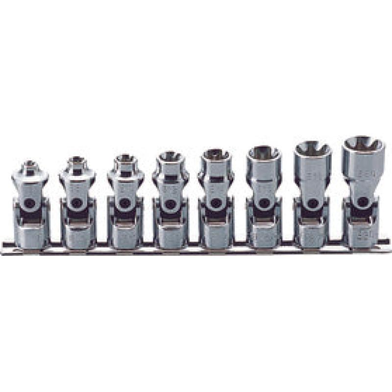 Ko-Ken RS3440T/8 3/8 Inch Sq. Dr. Universal Socket set TORX® E6-E20 8 Pieces on Sale