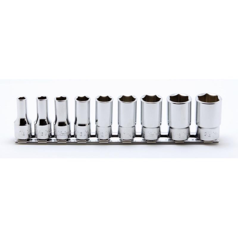 Ko-ken RS3300XA/9 3/8″Sq. Dr. 6 Point Socket Set 1/4-3/4″ 200 mm 9 Pcs Fashion