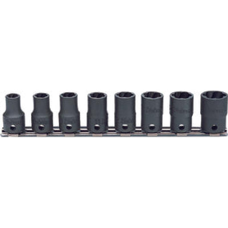 Ko-Ken RS3127/8 Nut Twister Set 8mm-16mm 200mm 8 Pieces 3/8 Sq. Drive Fashion