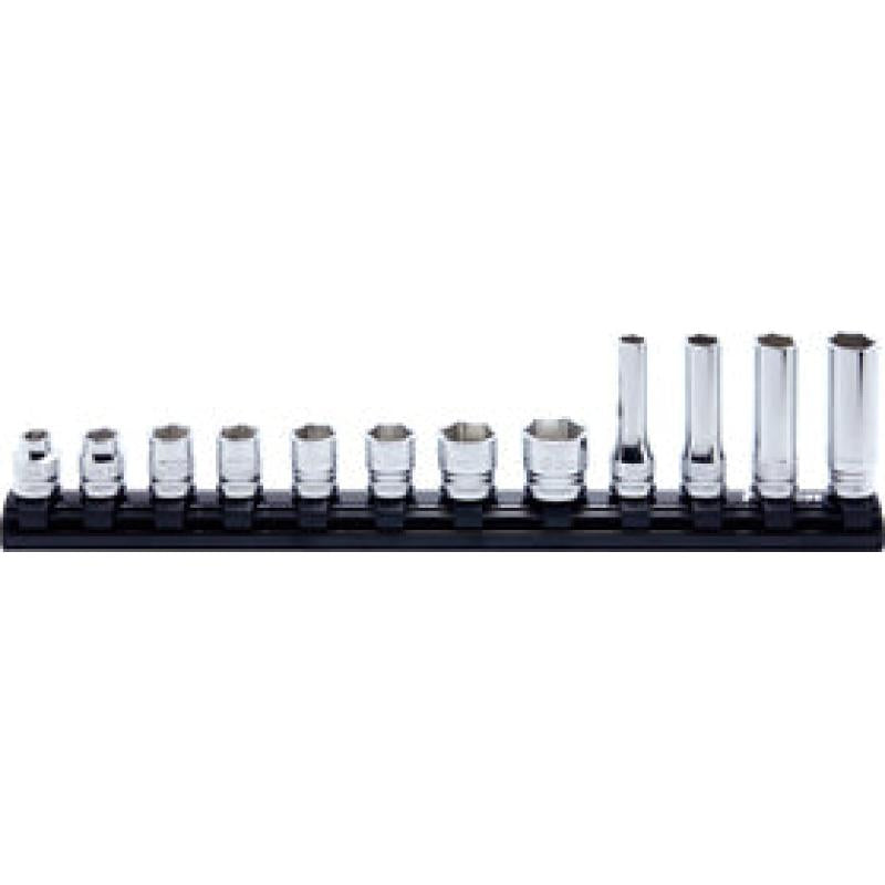 Ko-Ken RS3X00MZ/12 Socket set 8-19mm 6 Point 300mm Z-series 12 pieces 3/8 Sq. Drive Fashion