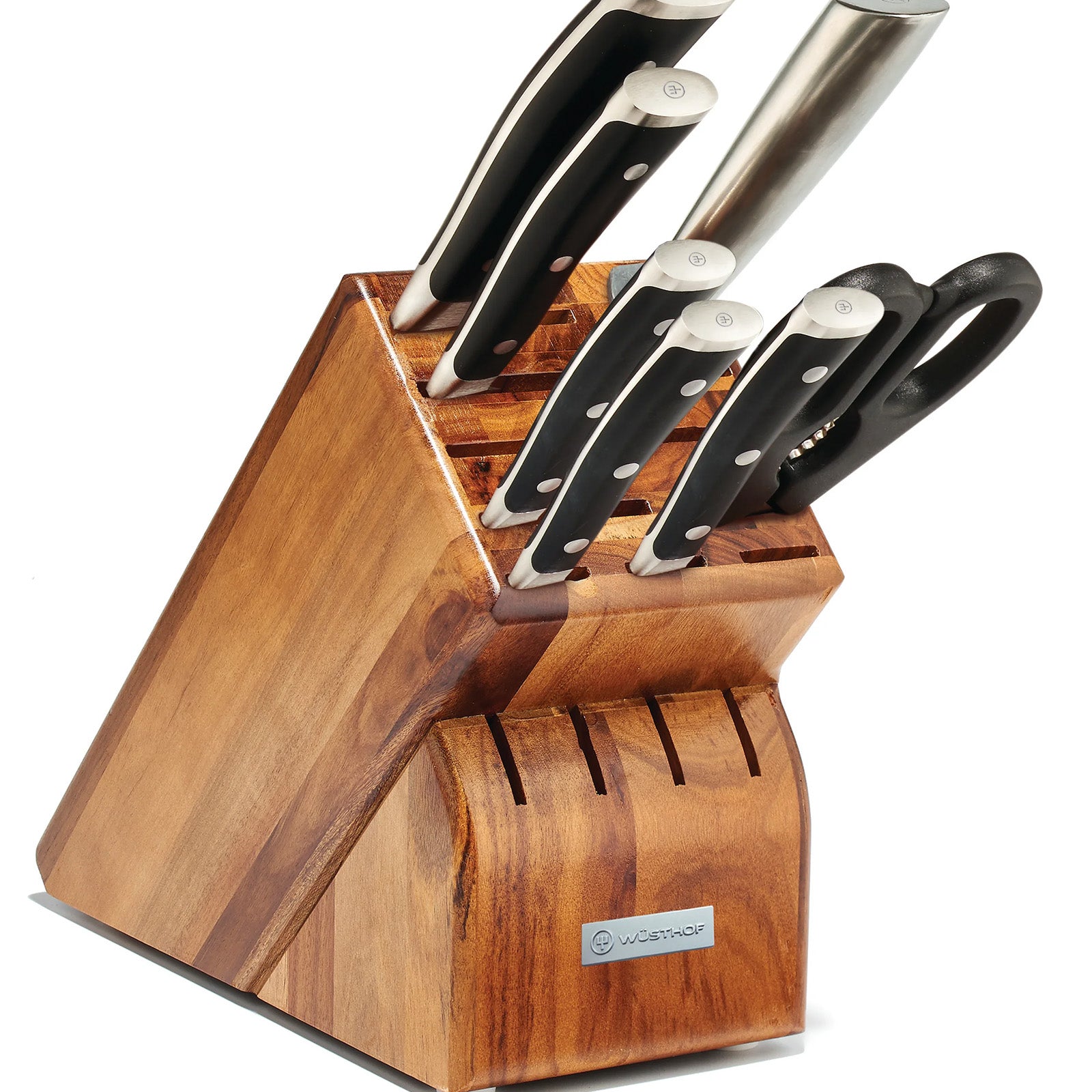 Wusthof Classic Ikon Classic Ikon 8 Piece Knife Block Set, Acacia Online now