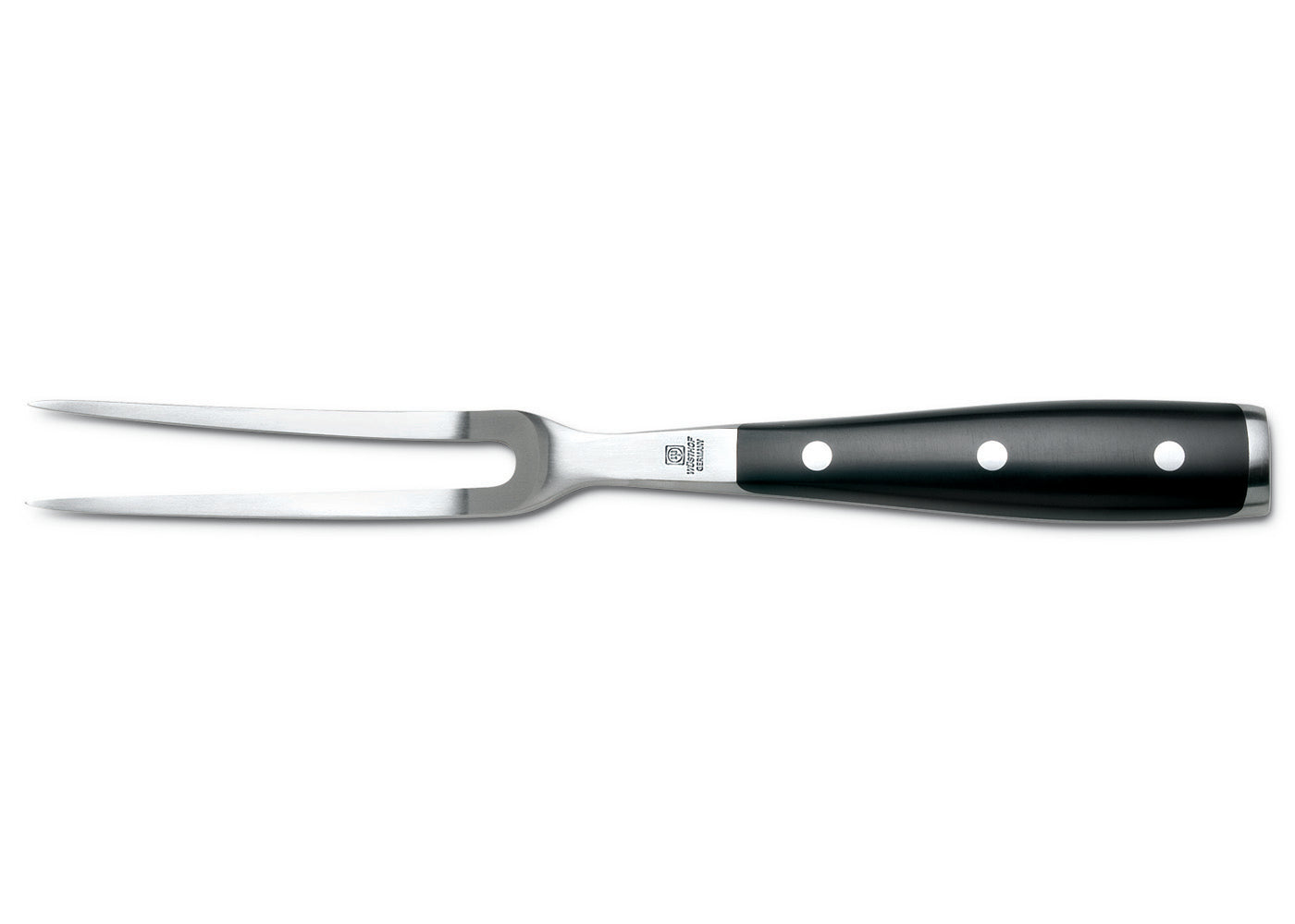 Wusthof Classic Ikon 6″ Curved Meat Fork, Double Bolster Fashion