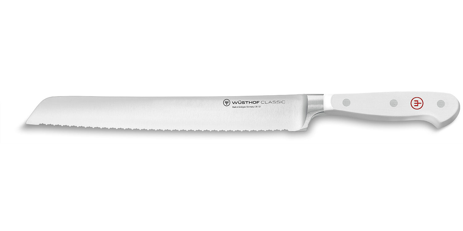 Wusthof Classic White 9 Inch Double Serrated Bread Knife Hot on Sale