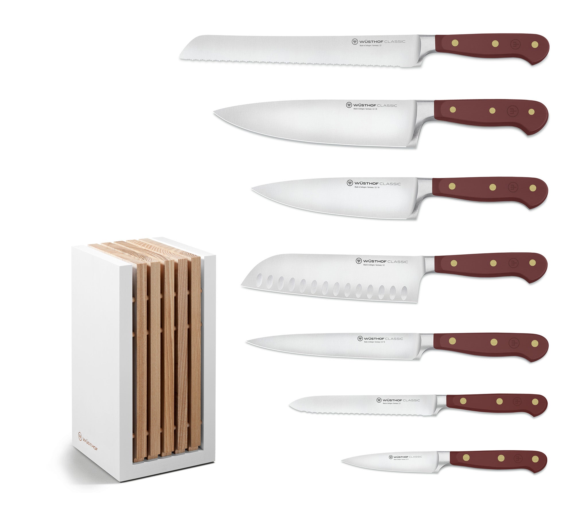 Wusthof Classic 8 Piece Knife Block Set, Tasty Sumac Online Sale