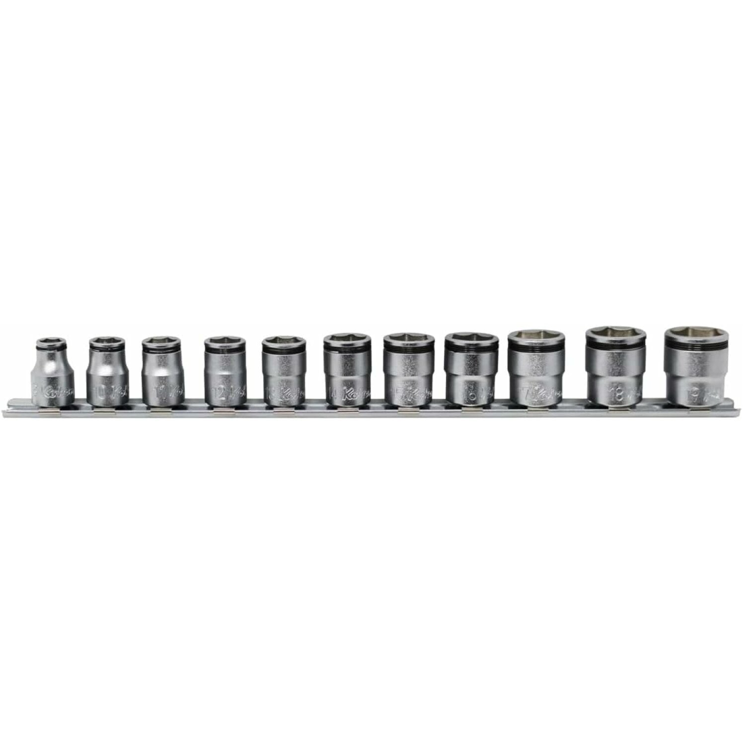 Ko-Ken RS3450M/11 3/8″ Square Driver Nut Grip Socket Set, 8mm – 19mm Fashion