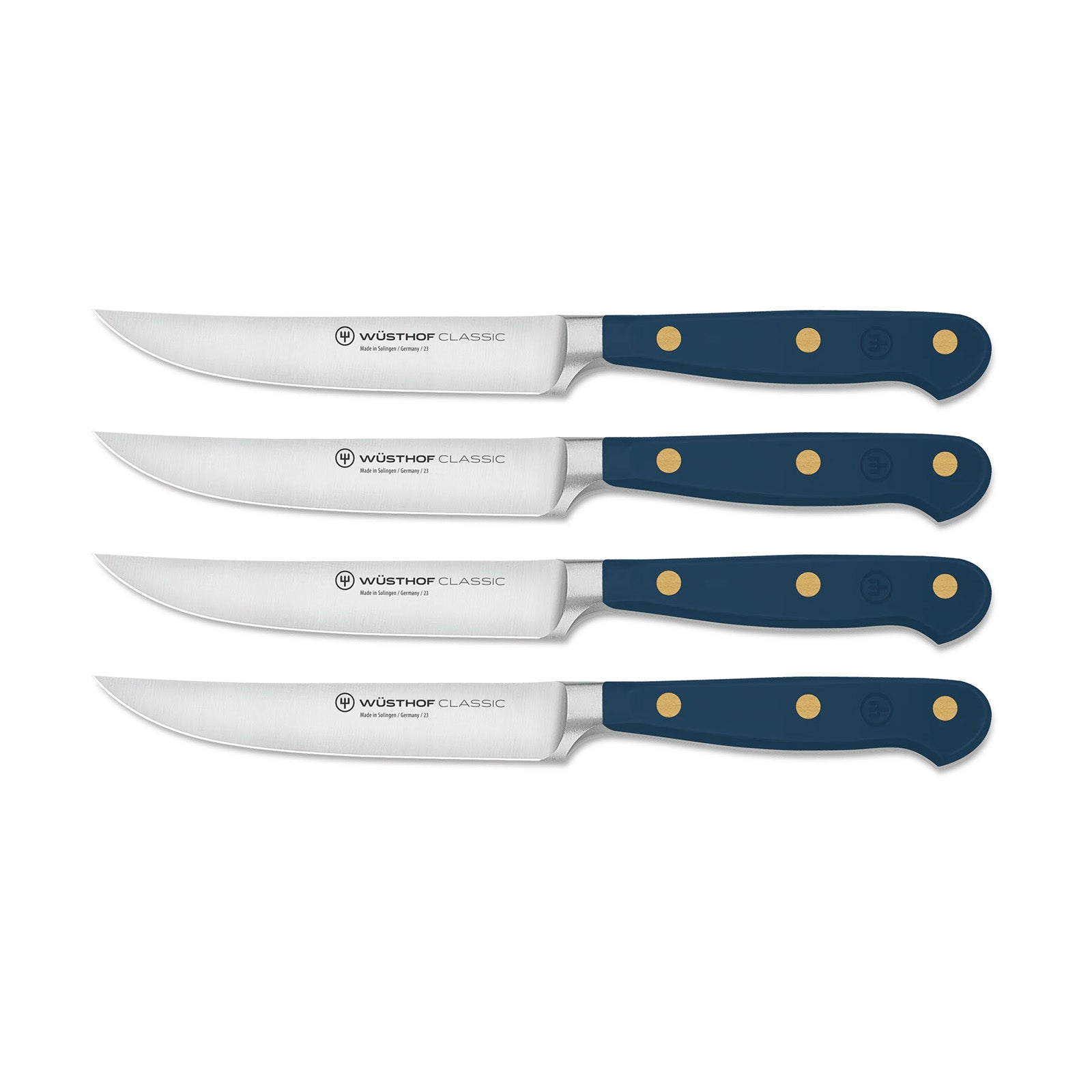 Wusthof Classic 4 Piece Steak Knife Set, Wild Blueberry Online Hot Sale