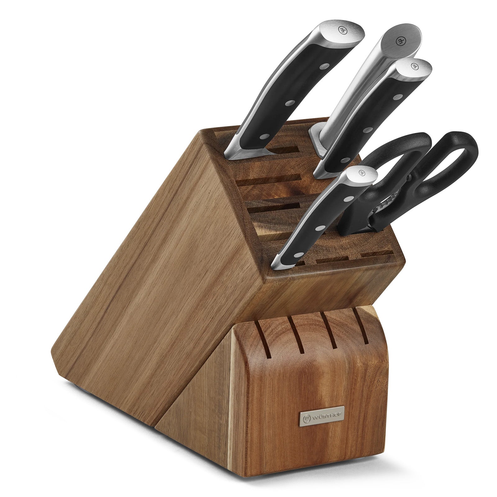 Wusthof Classic Ikon Classic Ikon 6 Piece Knife Block Set, Acacia Online now