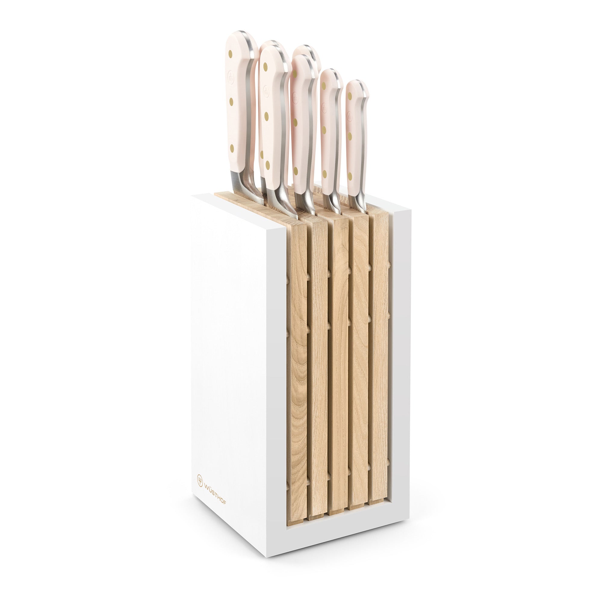 Wusthof Classic 8 Piece Knife Block Set, Pink Sea Salt Online