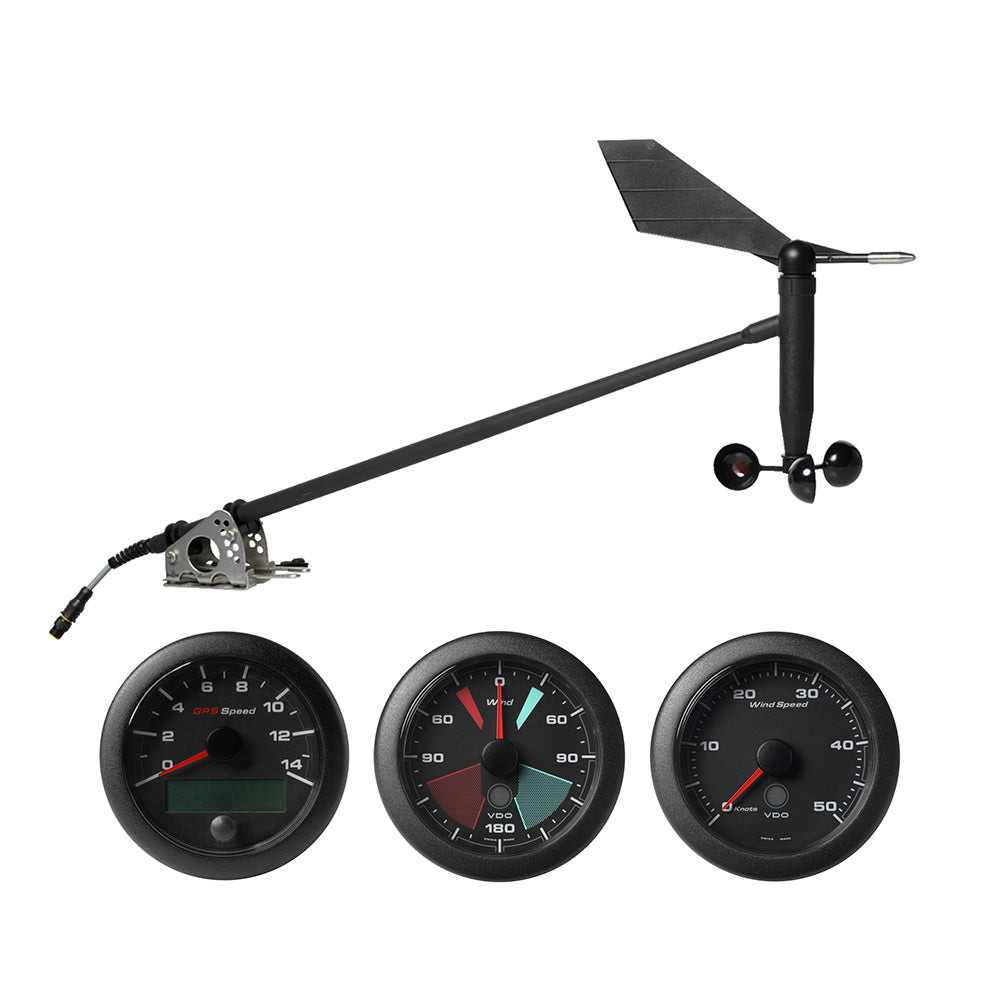 Veratron NMEA 2000 Sailing Kit w/OceanLink GPS Speedometer, Wind Sensor, Wind Angle  Wind Speed Gauge [A2C3935310001] on Sale