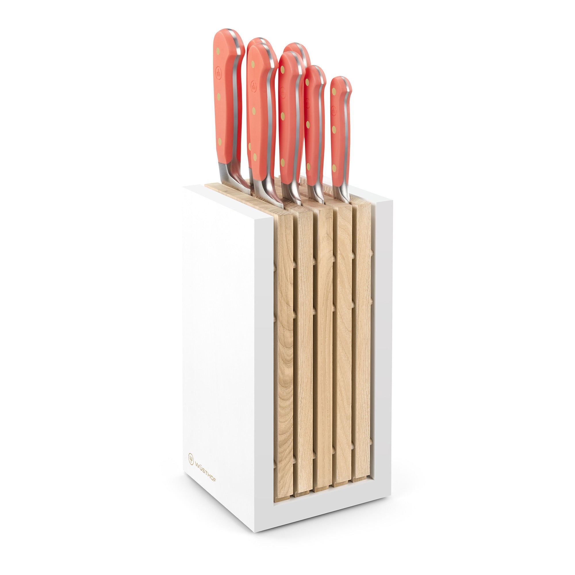 Wusthof Classic 8 Piece Knife Block Set, Coral Peach Online Hot Sale