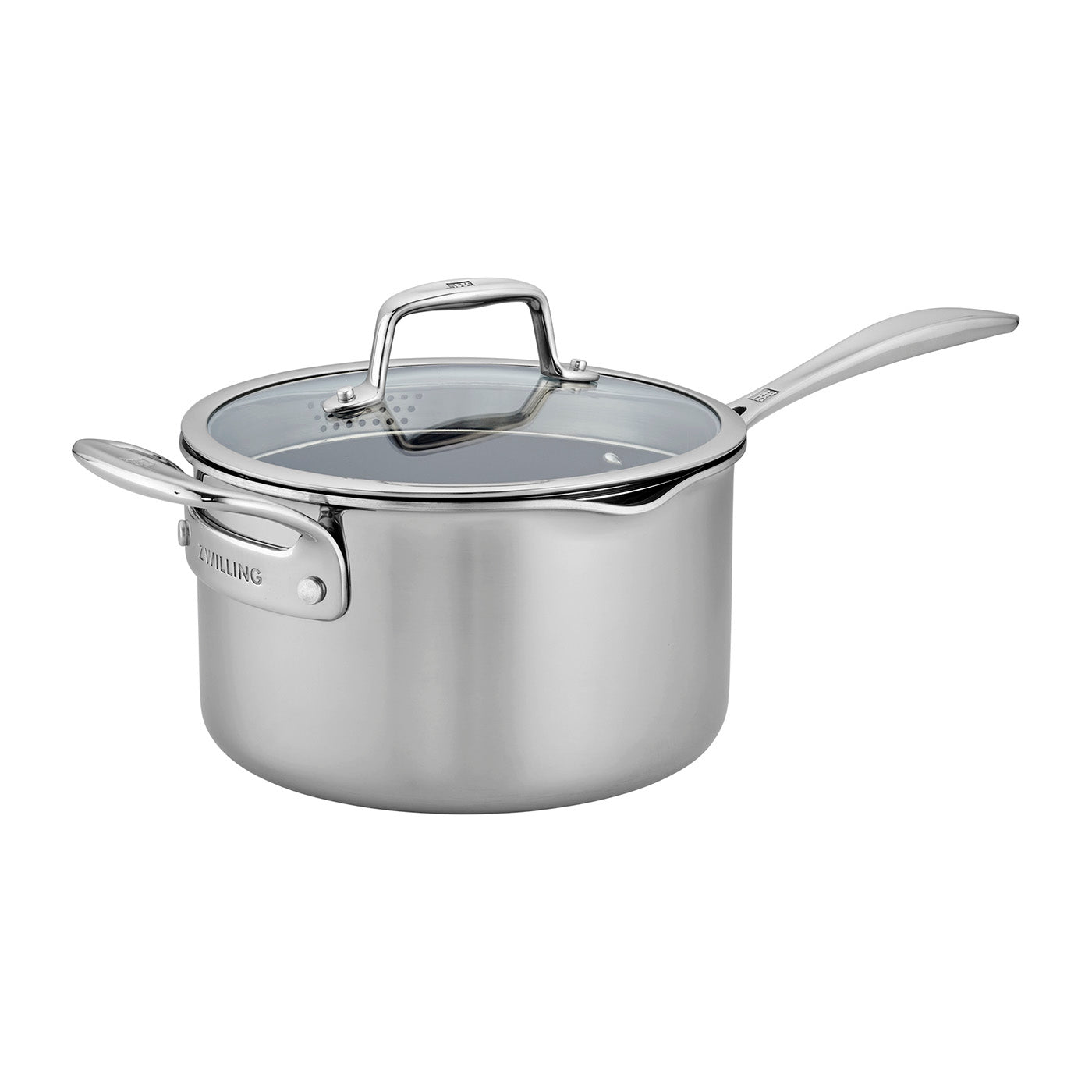 Zwilling Clad CFX 4-qt Stainless Steel Ceramic Nonstick Saucepan Online