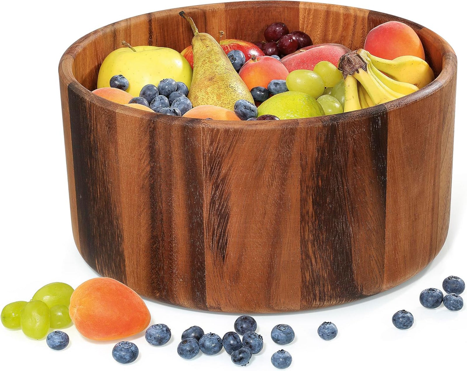 Zassenhaus Acacia Wood Salad Serving Bowl, Medium 11.8″ diameter by 5.9″ High Online Hot Sale