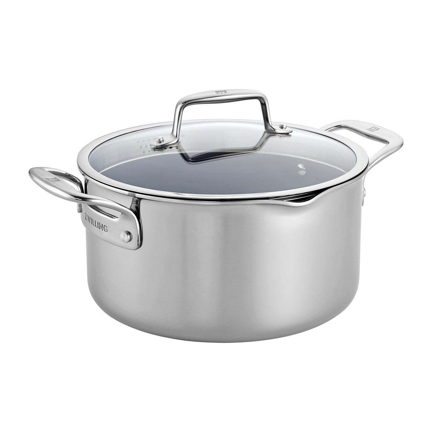 Zwilling Clad CFX 6-qt Stainless Steel Ceramic Nonstick Dutch Oven on Sale