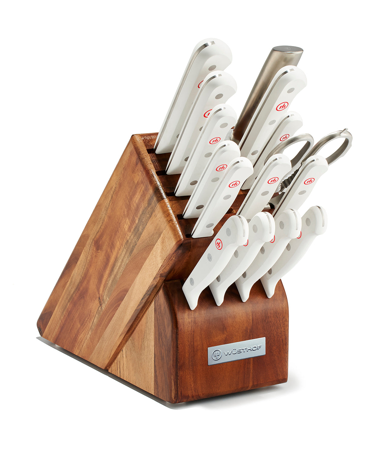 Wusthof Gourmet 16 Piece Block Set, White Handles Sale