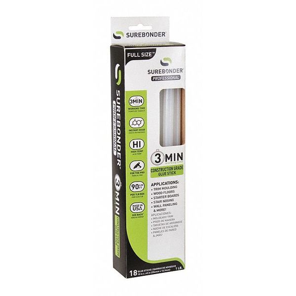 Construction Grade Hot Melt Glue Sticks – 1 Minute Working Time – Full Size – 10″ Length Online Sale
