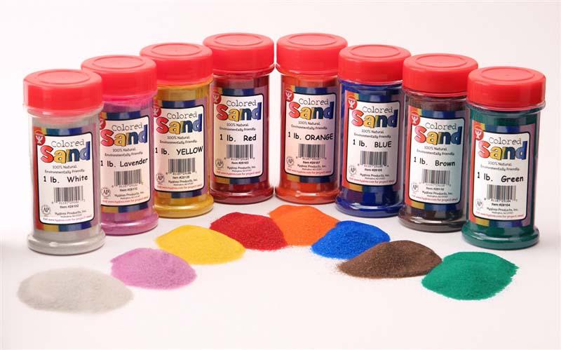 Colored Sand – Green, 1 lb. Container Supply