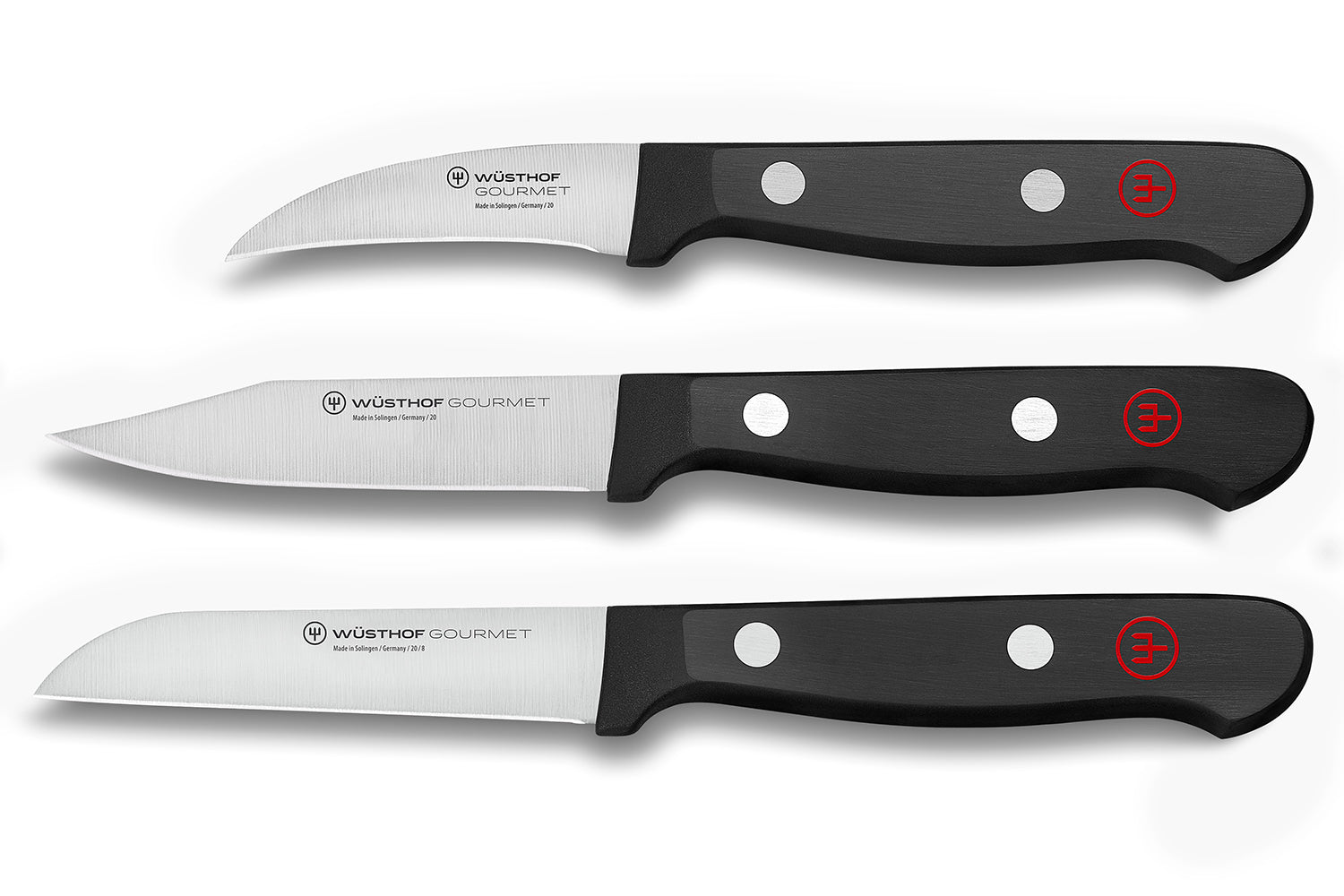 Wusthof Gourmet Three Piece Paring Knife Set Supply