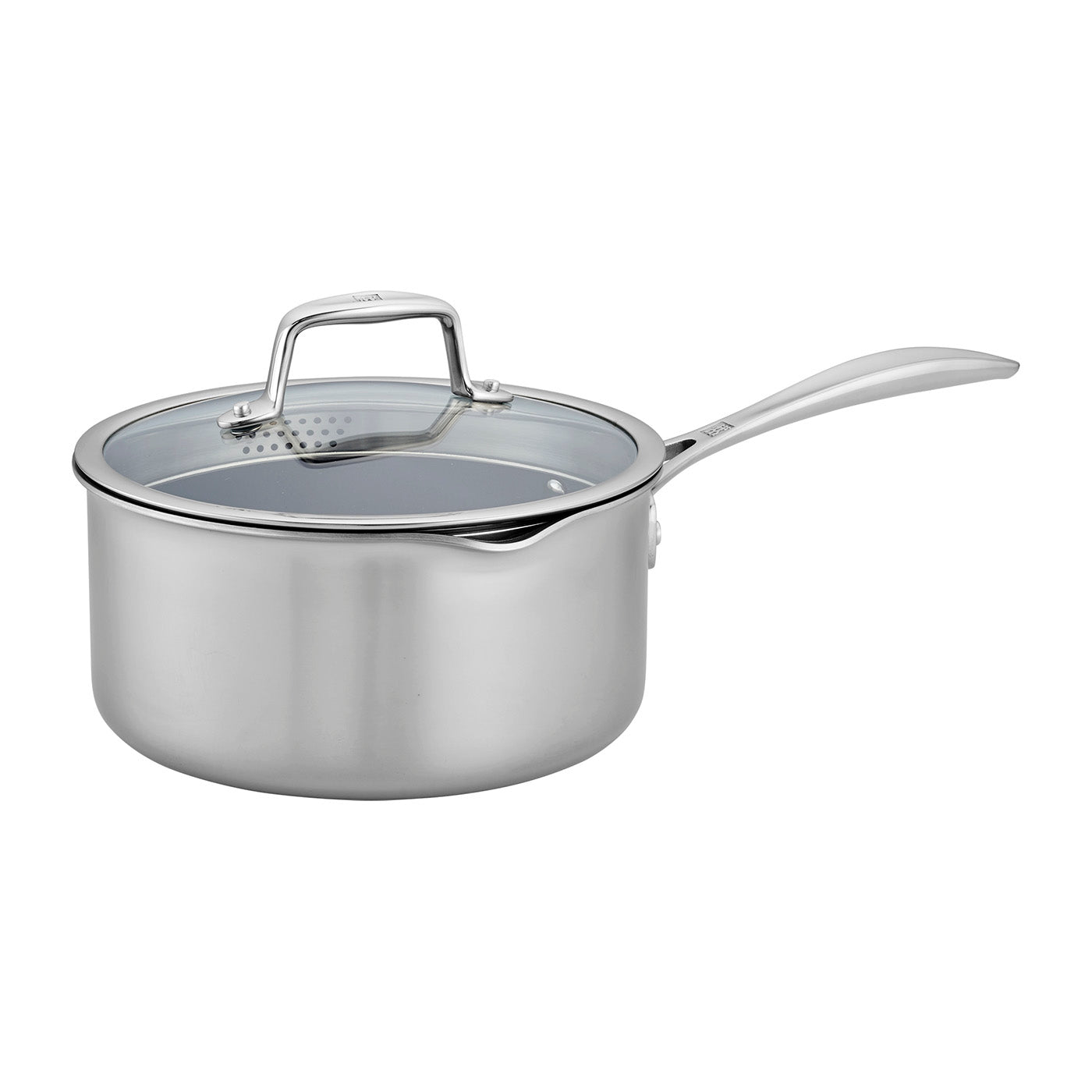 Zwilling Clad CFX 3-qt Stainless Steel Ceramic Nonstick Saucepan on Sale