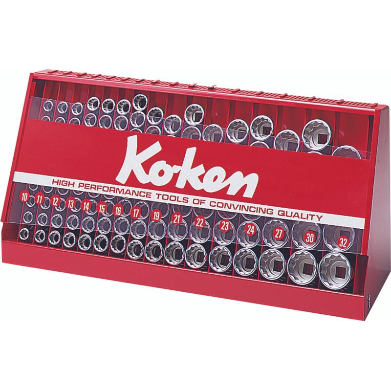 Ko-ken S4240M-00 1/2″Sq. Drive 6 Point Socket Set 117 Pieces Online